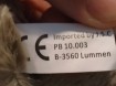 Te koop pluche knuffelbeer met sjaal en muts (hoogte: 35 cm…