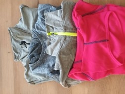 4 stuks (winter)sportshirts maat L