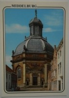 Oude ansichtkaart Middelburg, Oostkerk