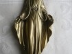 Goudkleurig metaal Maria beeldje 1830