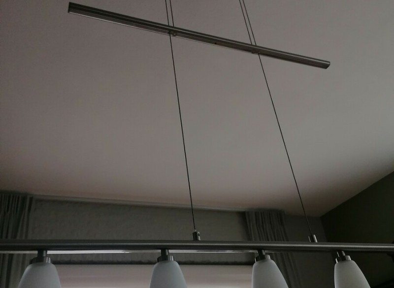 Hanglamp, 120cm met 7 kamoen