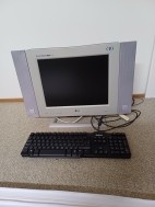Monitor en toetsenbord