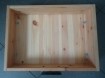 Te koop vijf houten kisten (in diverse soorten en maten).