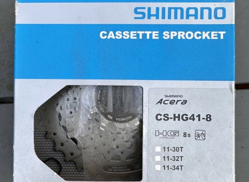 Shimano Acera 8 speed cassette 