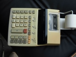 Sharp Electronic Printing Calculator EL-2901RH