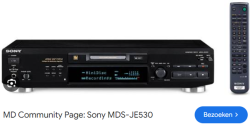  Sony Minidisk MDS-JE 530