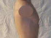 paspop - etalagepop - torso - man: donker haar erop geverfd