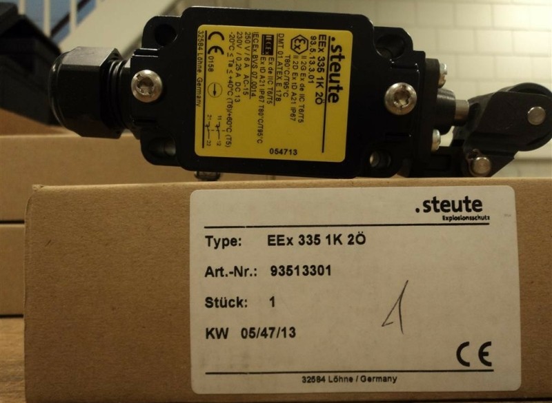 Ex position switch with safety function; Eex 335 1K 2O