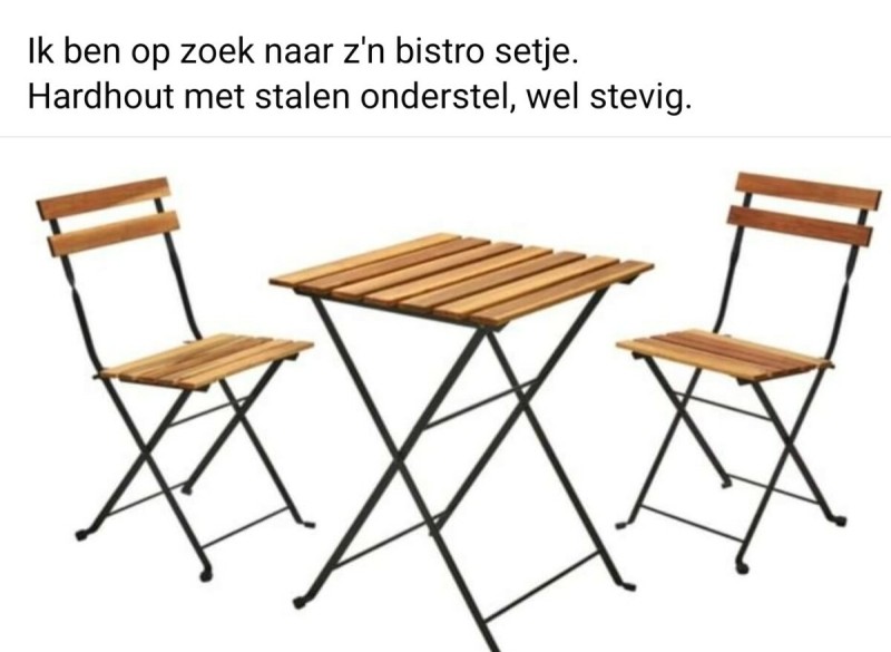 Bistro setje! 