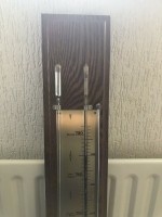 Houten barometer