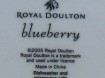 Als Nieuw! Prachtig Royal Doulton Blueberry servies.8 delig