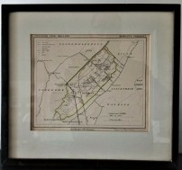 Litho van Voorhout uit de gemeente atlas 