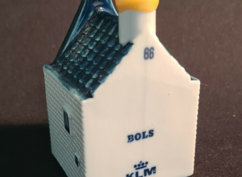 Delftsblauw KLM huisje nr. 66