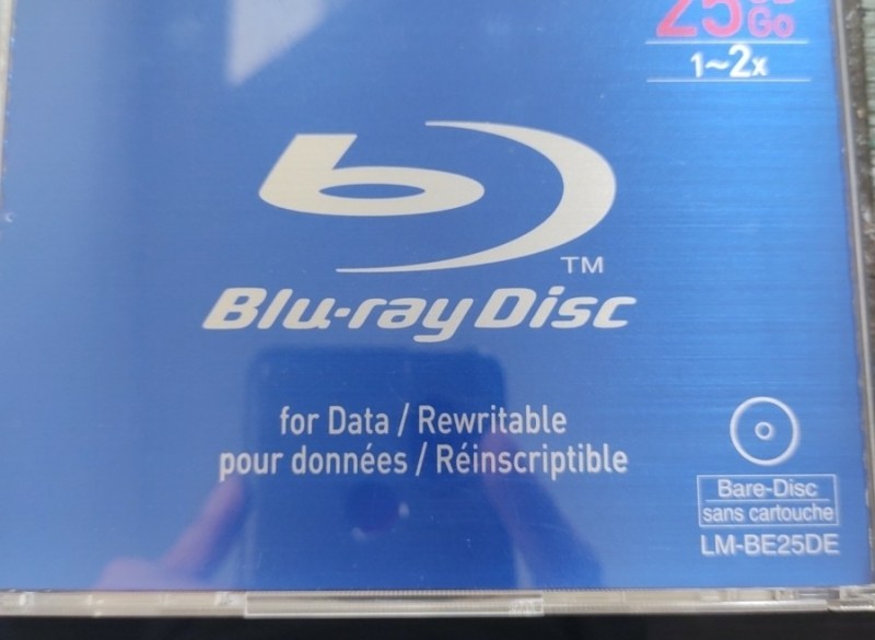 Blu-ray rewritable 25GB Panasonic