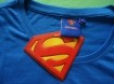 Nieuw blauw T-shirt met het logo van Superman (maat: XL).