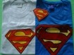 Nieuw blauw T-shirt met het logo van Superman (maat: XL).