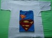 Nieuw blauw T-shirt met het logo van Superman (maat: XL).