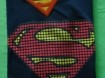 Nieuw donkerblauw T-shirt met logo van Superman (maat: XL).