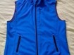 Te koop blauw vest zonder mouwen van Biaggini (maat: XL).