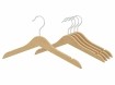 GEVRAAGD: Houten baby kleerhangers met clip