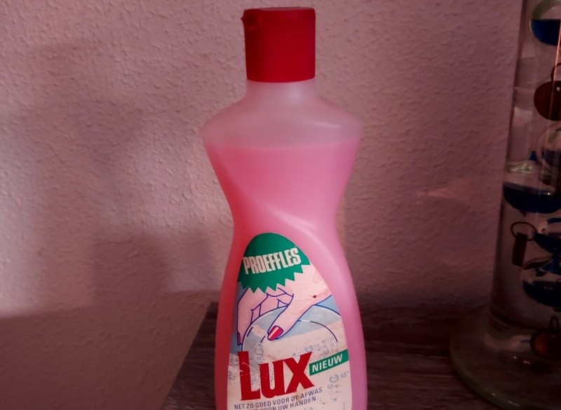 Oud flesje Lux afwasmiddel