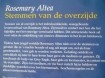 Stemmen van de overzijde Rosemary Altea.