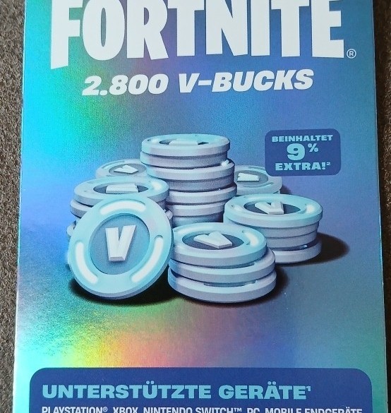 FORTNITE 2800 V-Bucks für deutsche Konten