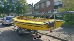 Polyester Sailhorse (open) zeilboot 6m.