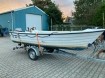 Buitenkans ! Fijne motorboot,goede trailer, 5pk motor