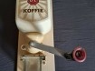 Complete  authentieke vintage wand koffiemolen 