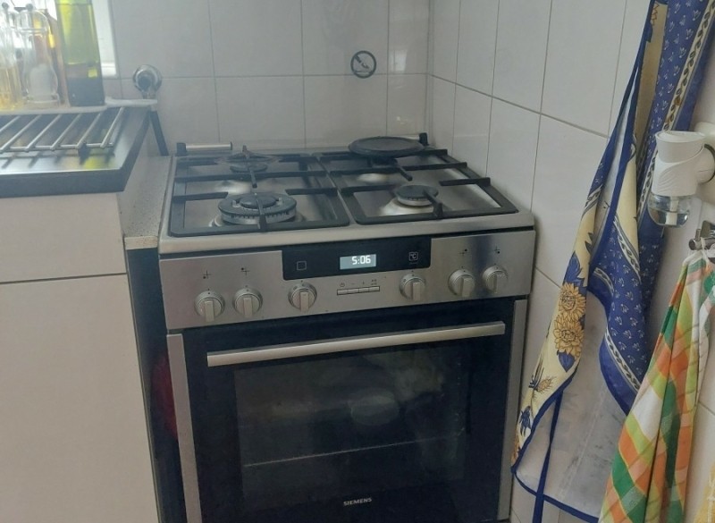 Gas/ oven combinatie