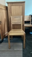 6 teakhouten stoelen 