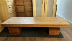 Teakhouten salontafel 