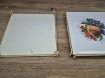 Set van 3 vintage pannen onderzetters