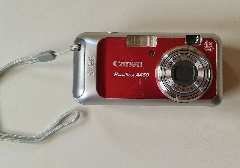 Canon Powershot A460 Rood