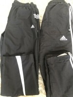 2 stuks als nieuw Adidas sportbroeken   blauw