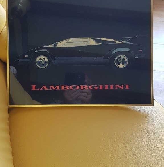 Mooie Foto Lijst met een foto van een Lamborghini