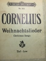 Weinachtslieder Peter Cornelius