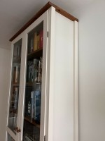 Twee vitrinekasten IKEA Visdalen/Hemnes