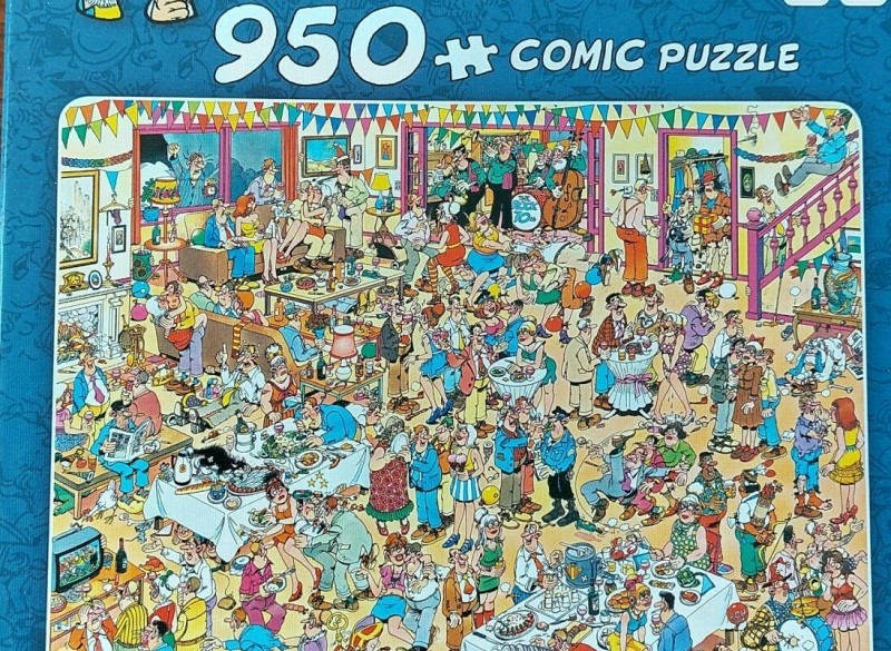 Jan van Haasteren puzzel 950 stukjes. Happy birthday