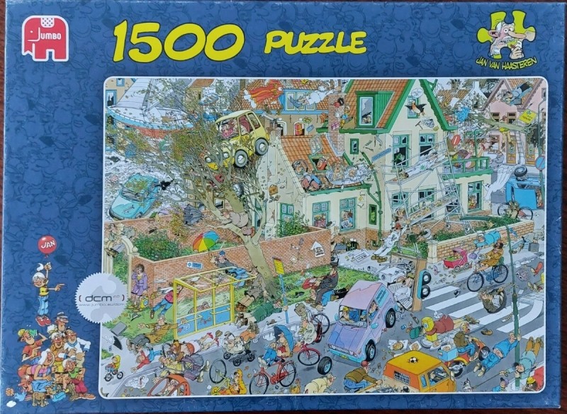 Puzzel Jan van Haasteren 1500 st: De Storm