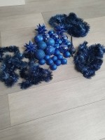 Kerstballen blauw