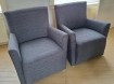 stijlvolle tijdloze comfortabele clubfauteuils, 2 stuks