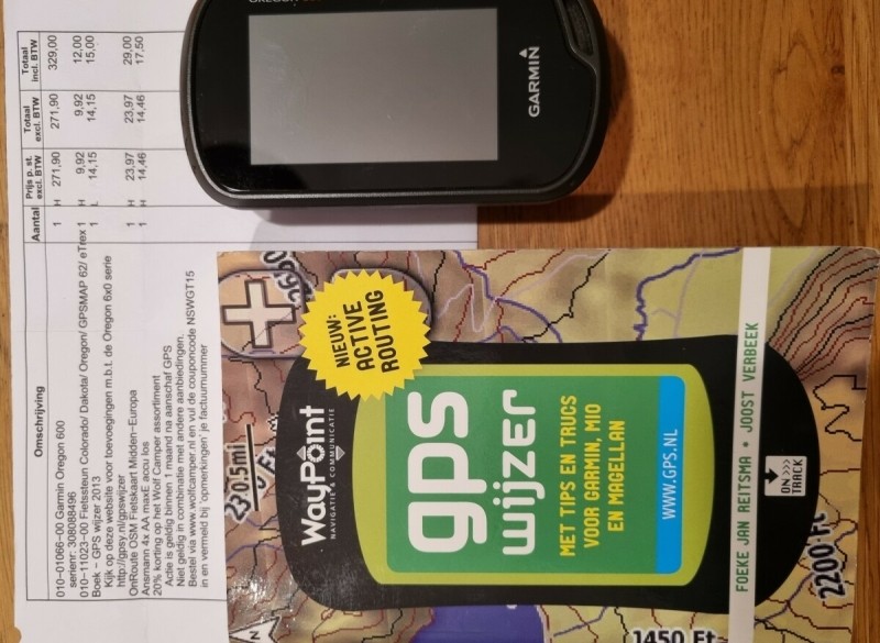 Garmin fietscomputer Oregon 600 