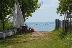 Gebied aan de noordelijke oever van het Balatonmeer