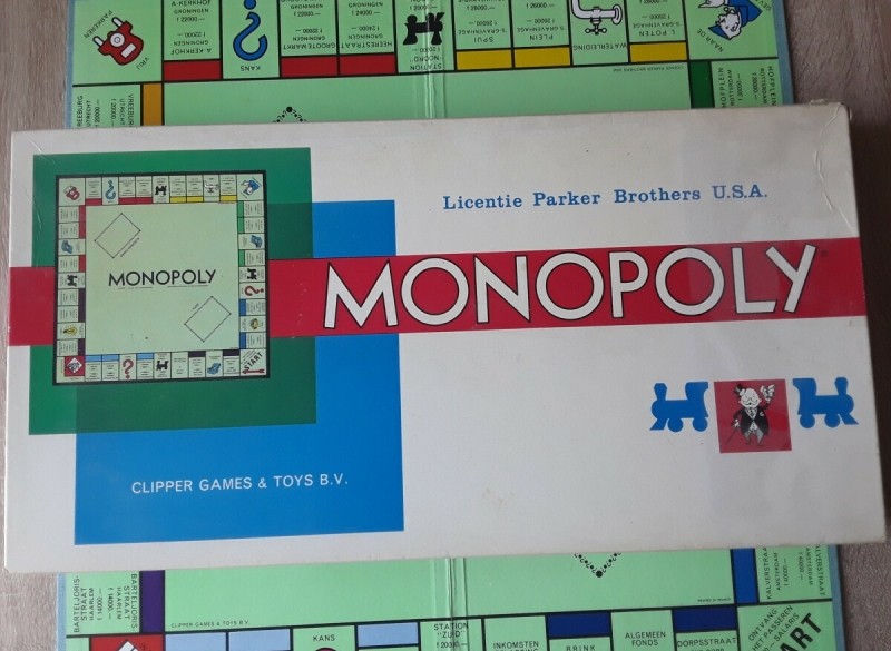 Oud monopoly spel 