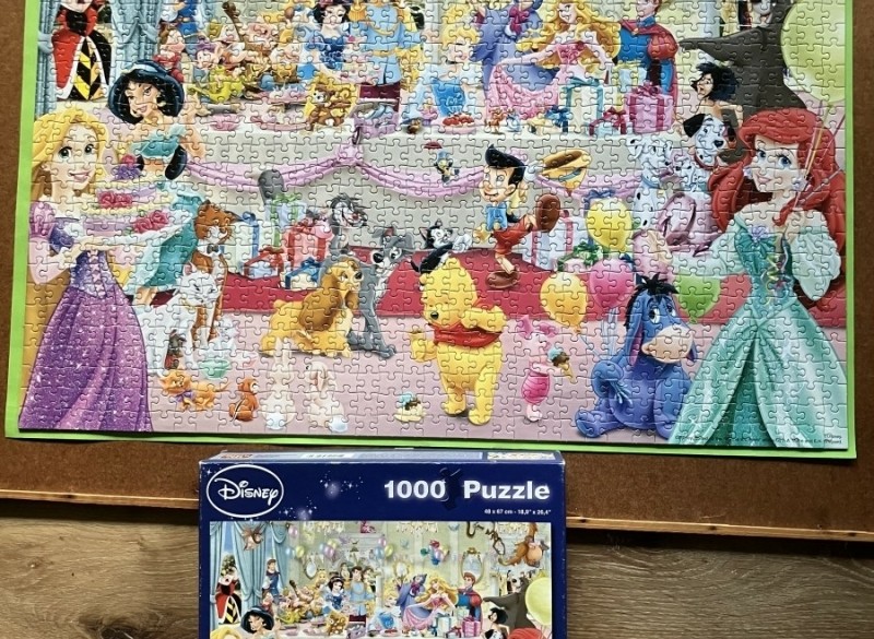 Feestelijke Disney puzzel