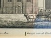 Gravure Noordwijk Gesigt van de kerk Noordwijk binnen.