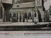 Gravure  Noordwijk grzicht op de kerk te Noordwijk aan Zee