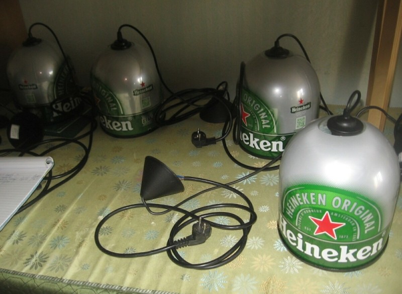 heineken barlampen